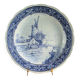 Large Decorative Plate Delfts Royal Shpinx Maastricht Blue 31cm