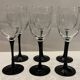 6 stemmed glasses