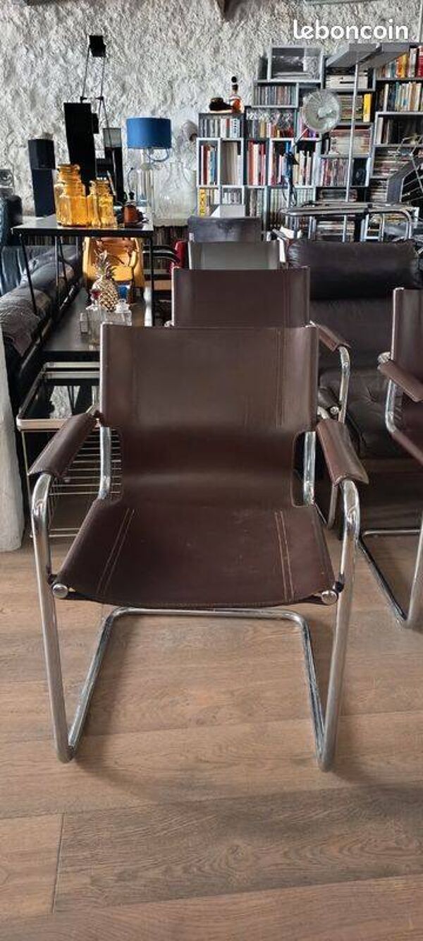 Fauteuils designer Mart Stam édition Mattéo Grassi MG15