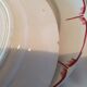 6 flat plates decor red roses