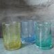 Bubbled water glasses Bourboule glassware