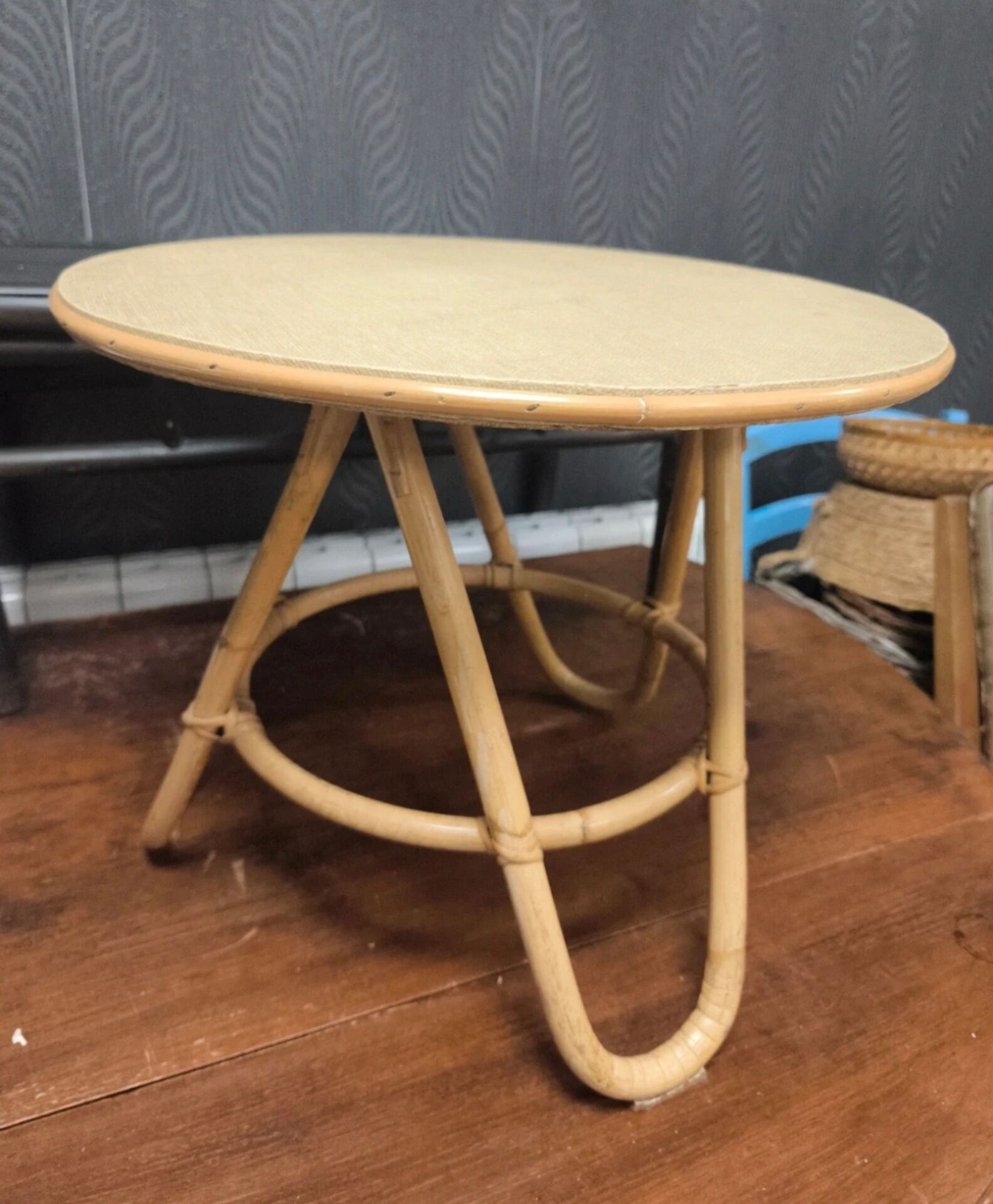 Occasional rattan coffee table