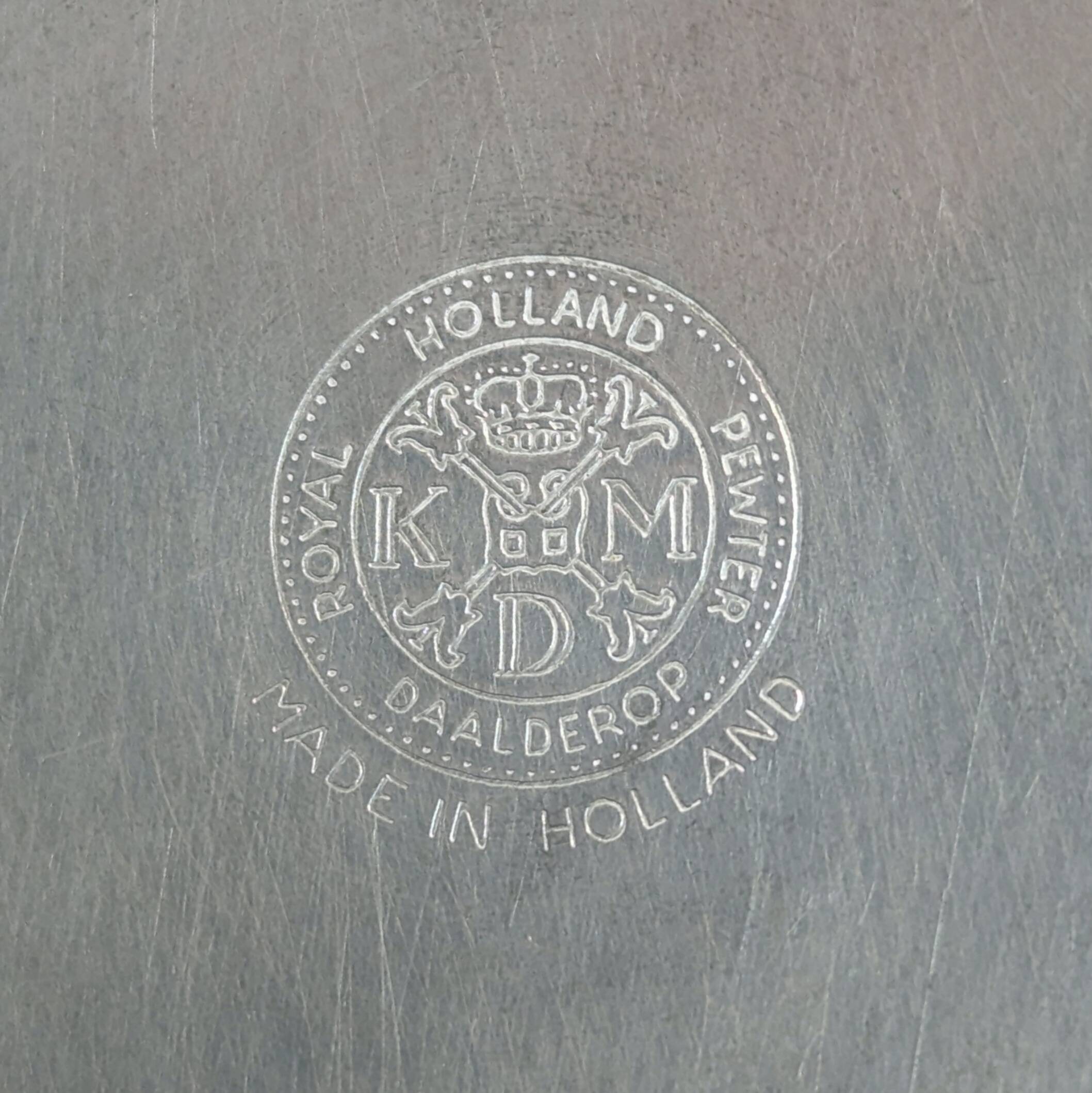 Decanter, carafe, amber bottle - pewter, glass - ZEISTER PEWTER