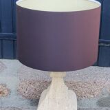 Lamp of the 70s in limestone