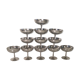 12 Letang Remy solid stainless steel ice cream cups