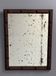 Antique tramp art folk art distressed mirror, Belgium ca 1900s