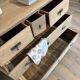 Solid oak chest of drawers - 5 drawers