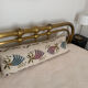Exceptional cushion in handwoven vintage Greek te