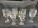 6 antique absinthe glasses