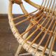 Paire de fauteuils corbeille