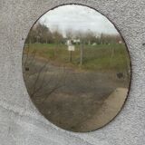 Old round mirror