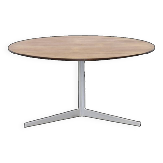 Table basse ronde par Arne Jacobsen pour Fritz Hansen, 1960s