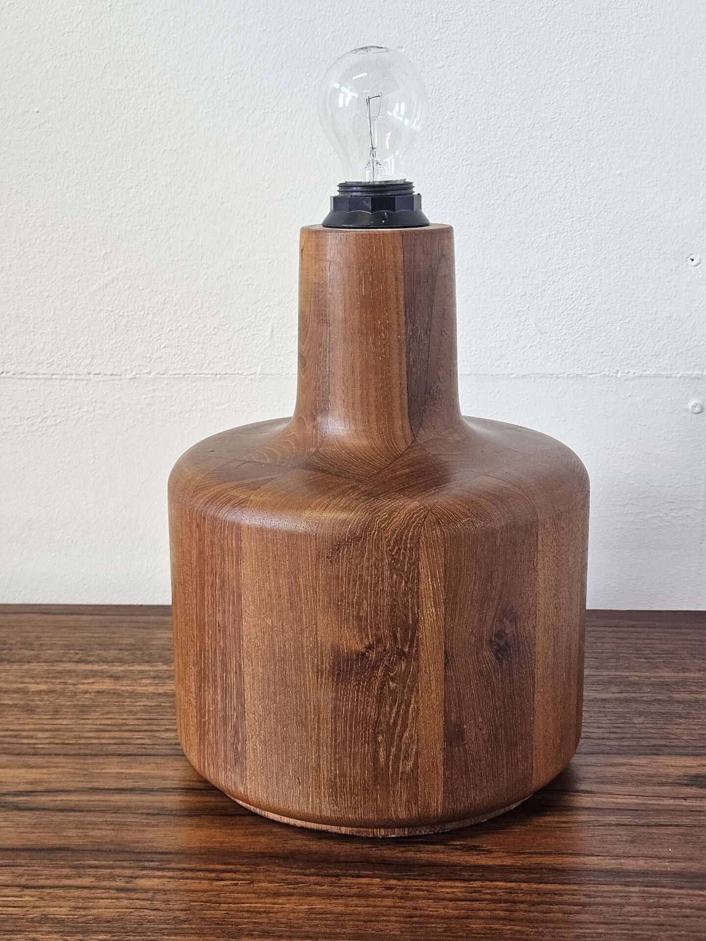 Pair of vintage teak lamps by Belform, Denmark 1960s