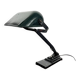 Lampe de bureau articulée ERPE — Vert foncé tout métal, Belgique, années 30-40
