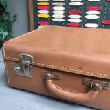 Bagajavion stitched leather suitcase