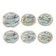 Hagi Ware Hand-Trailed Plate, 13.5 cm — Seseragi