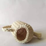 Miniature rattan watering can