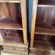 Teak bookcase set