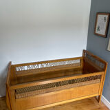 Rattan bed