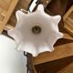 Vintage opaline suspension