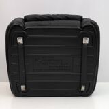 Pair of Piumotto Italian Leather Armchairs by Arrigo Arrighi for Busnelli,