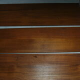 Pair of wooden metal shelves design 60