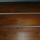 Pair of wooden metal shelves design 60