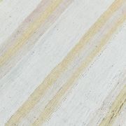 9x12 White & Cream Modern Striped Kilim Rug, 268c358Cm