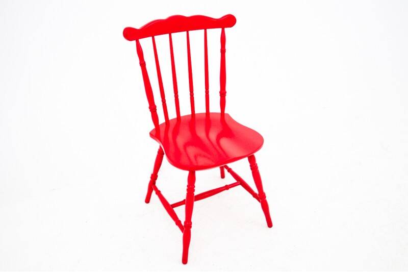 Red chair, Poland, 1940s. After renovation.