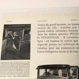 Plasticized Renault 1930 advertising poster