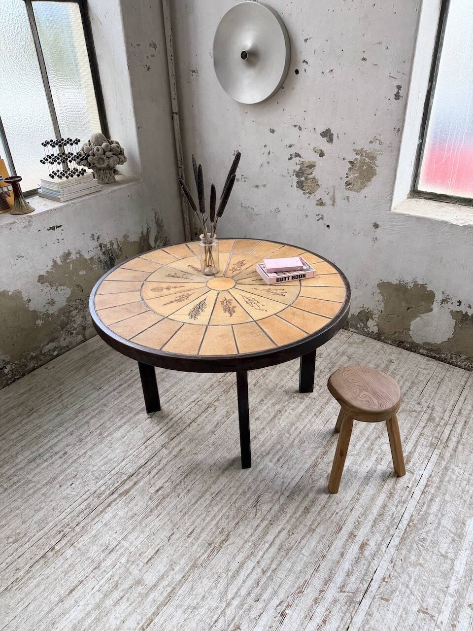 Herbier Capron ceramic dining table