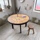 Herbier Capron ceramic dining table