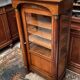 Empire style display case in cherry wood