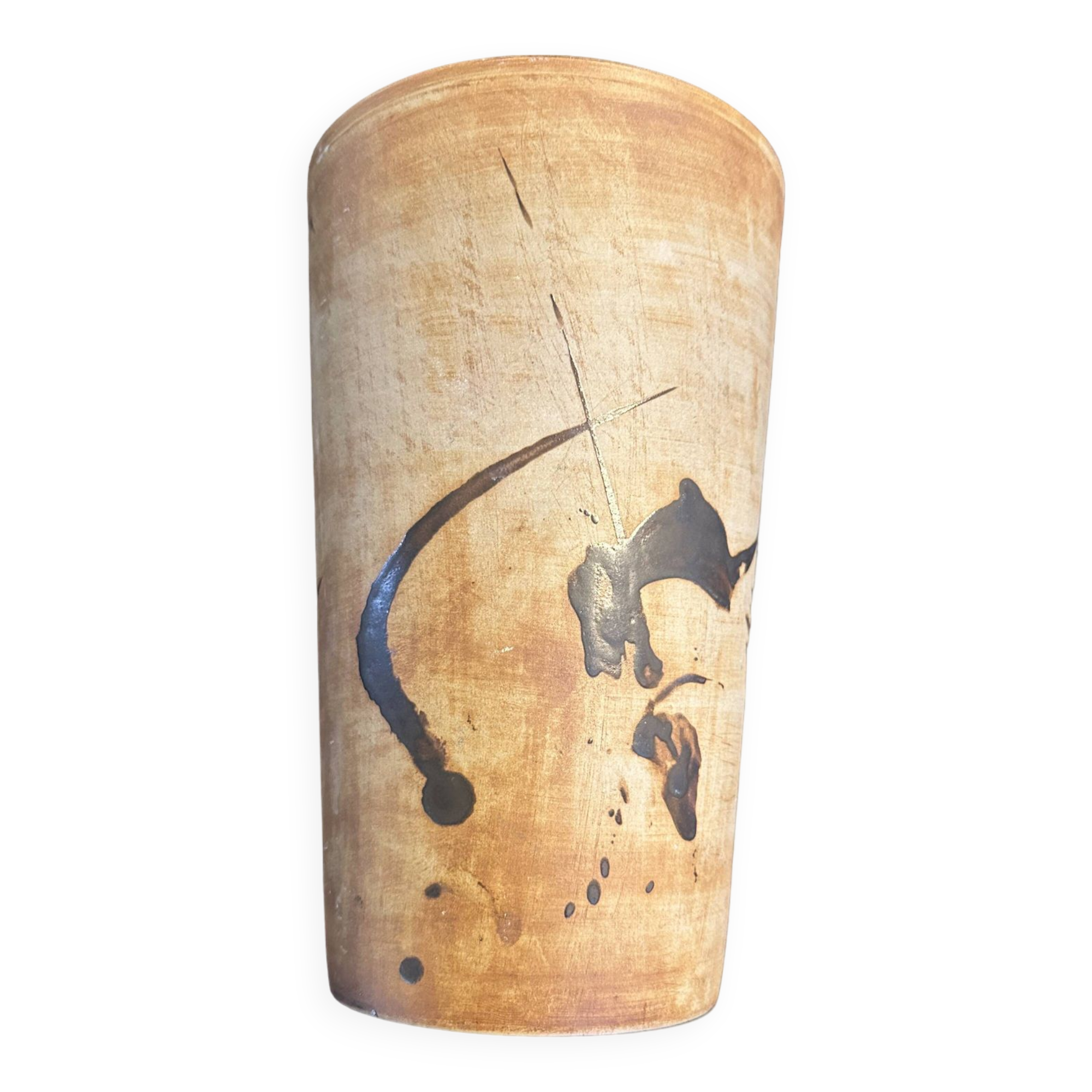 Vase en grès émaillé - Poterie de la Colombe