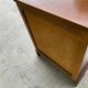 Louis-Philippe style bedside table or end table in cherry wood from the 1980s.