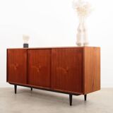 Buffet en teck, design danois, années 60, designer : EW Bach