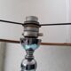 Lamp 70 in chrome metal