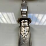 Grange louche en argent massif, époque XIXème