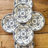 6 assiettes anglaises