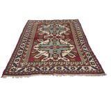Vintage Turkish Kars Kazak Rug, 180 x 126 cm