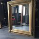 Golden antique mirror