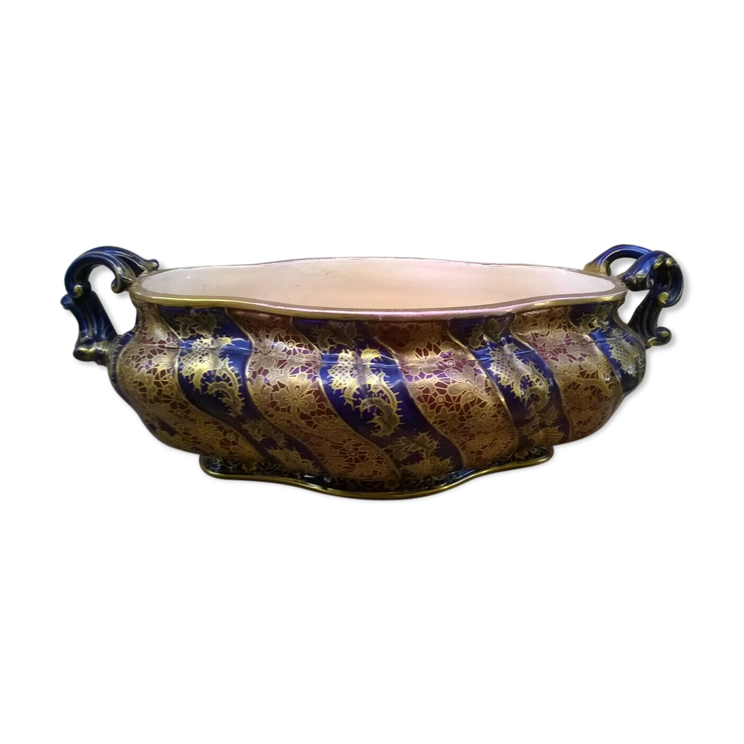 Sarreguemines signed planter