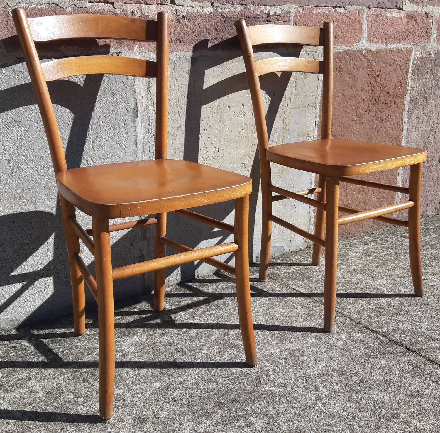 Pair of Luterma bistro chairs