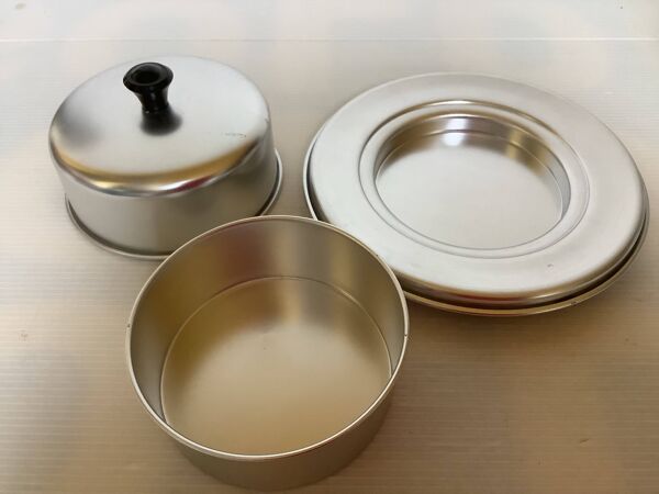 Paire de beurriers cloche anciens Belgium