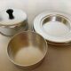 Paire de beurriers cloche anciens Belgium