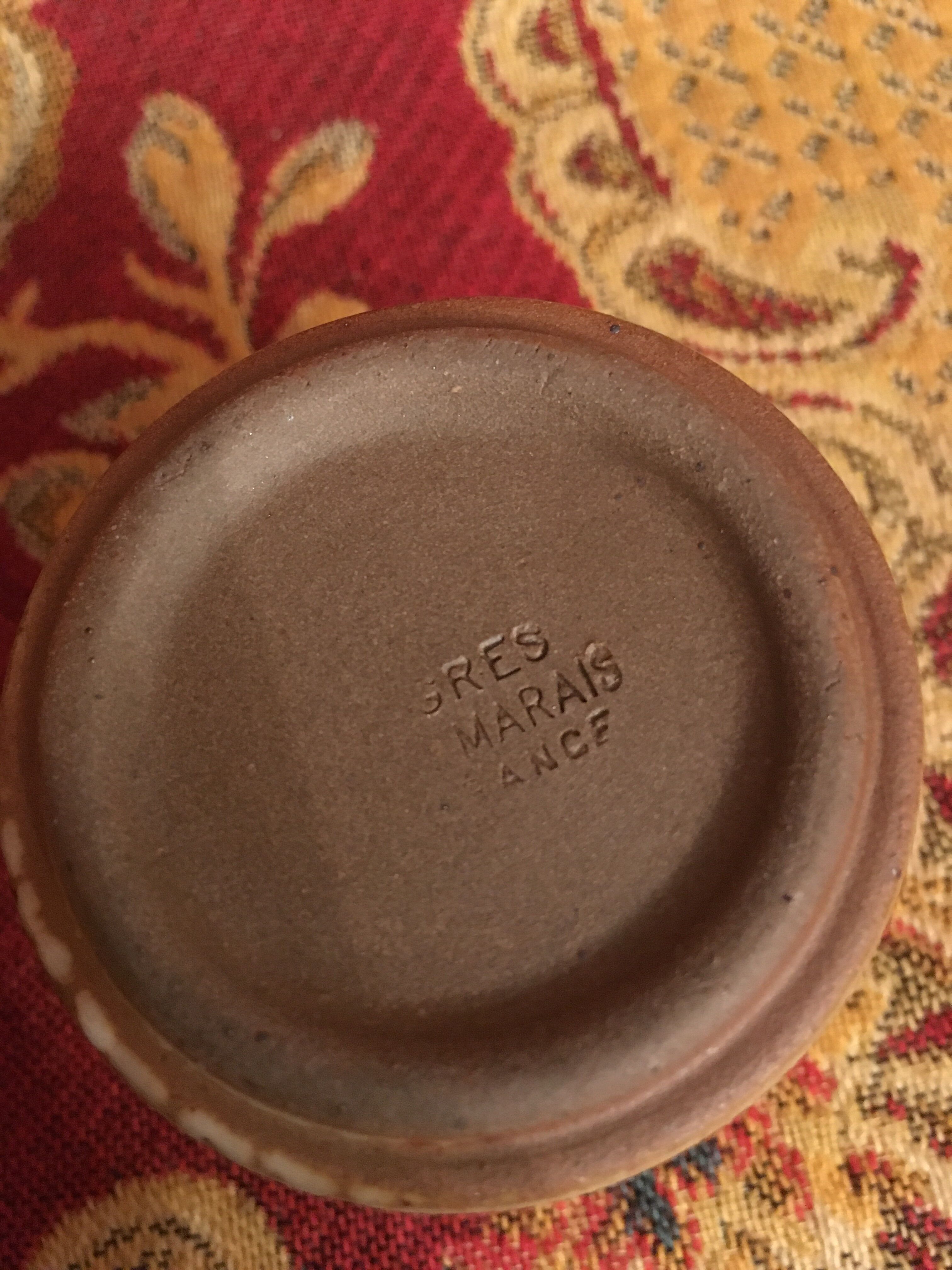 Lot of 4 sandstone spice pots