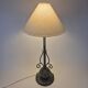 Decorative Patinated Bronze Table Lamp, Danish Grace / Scandinavian Modern