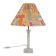Vintage brass table lamp with plexiglass, 1990s.