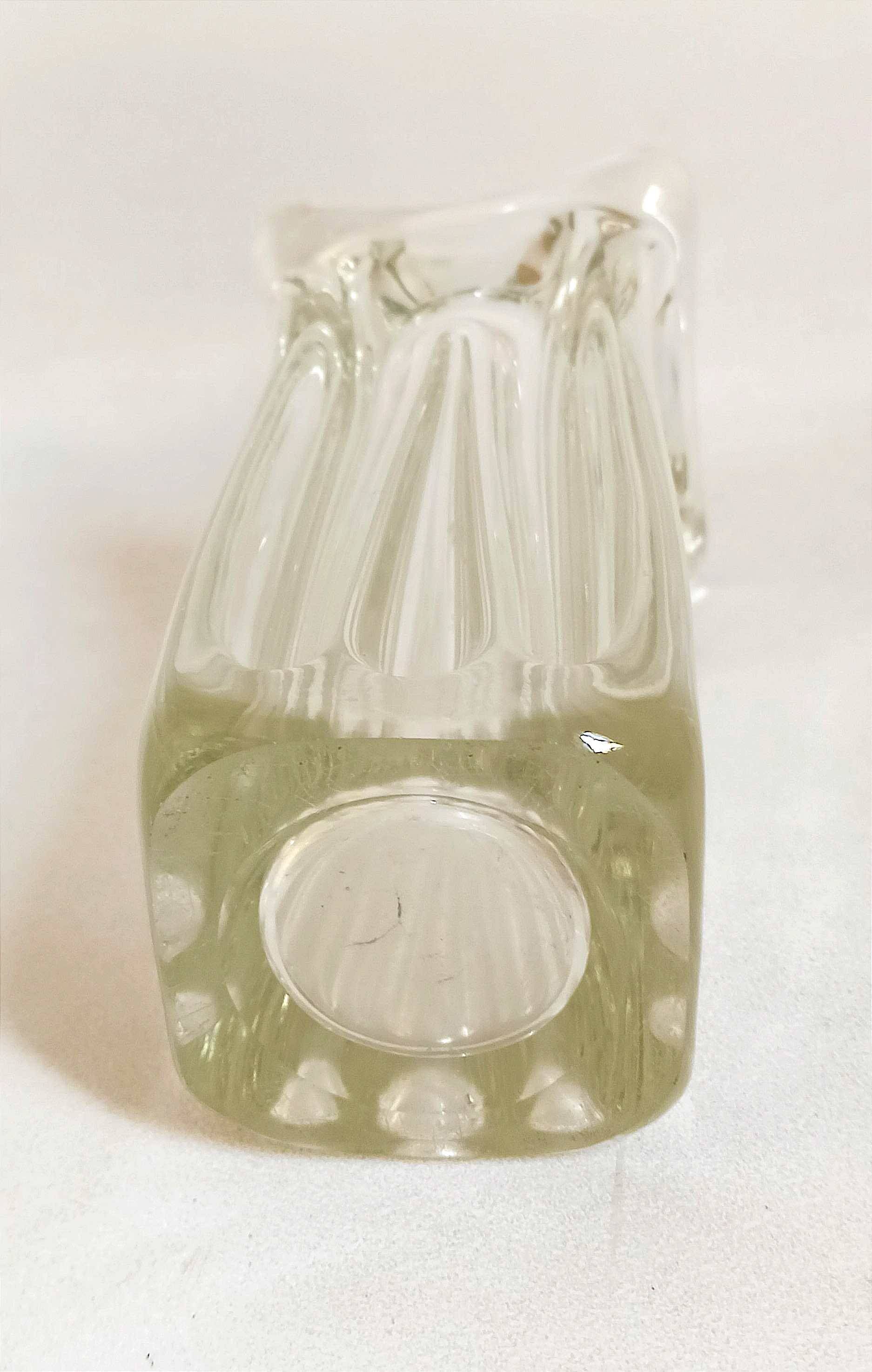 Lux Glass Austria crystal vase 1950s/1960s Height 28 cm