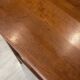 Table d’appoint 2 tiroirs merisier 1950